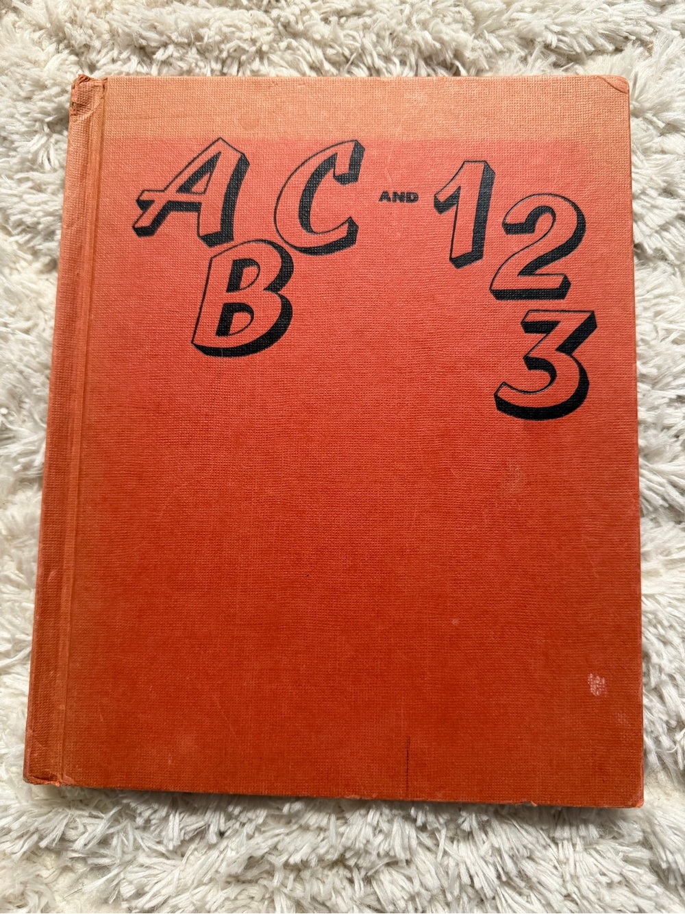 Vintage 1955 Children's Book "ABC and 123" by Mary Fidelis Todd